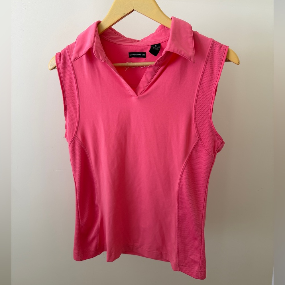 Women’s Pink Golf Tank Size S